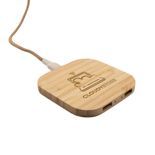 Jazzlyn Bamboo wireless charger 10W B'RIGHT wood