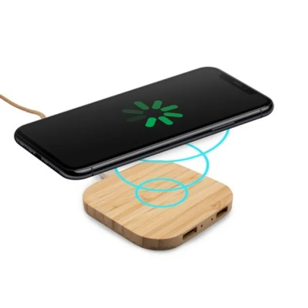 Jazzlyn Bamboo wireless charger 10W B'RIGHT wood