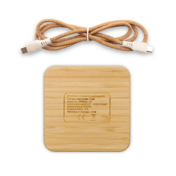 Jazzlyn Bamboo wireless charger 10W B'RIGHT wood