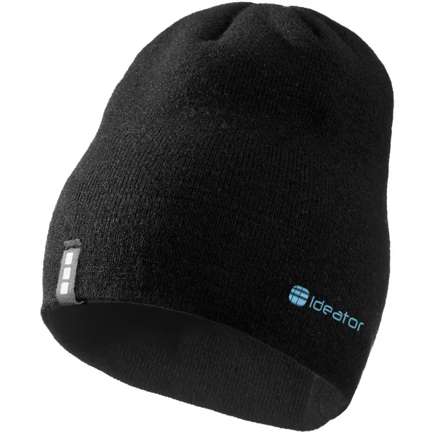 Level beanie - Elevate Life Solid black