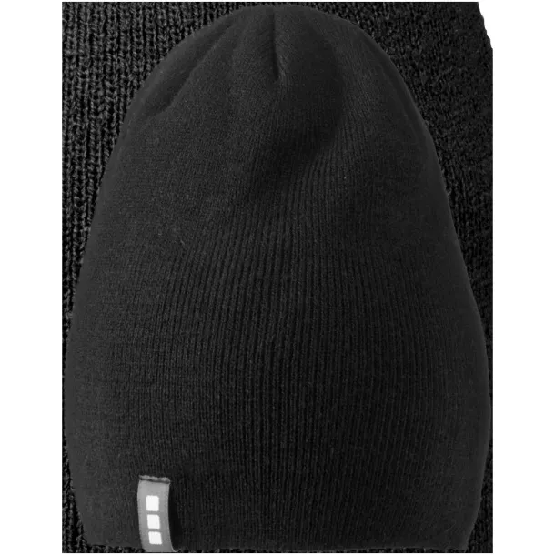 Level beanie - Elevate Life Solid black