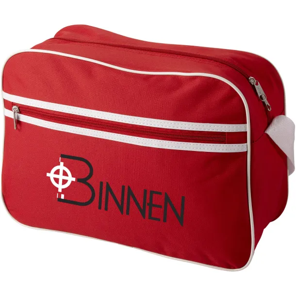 Sacramento messenger bag - Bullet Red White