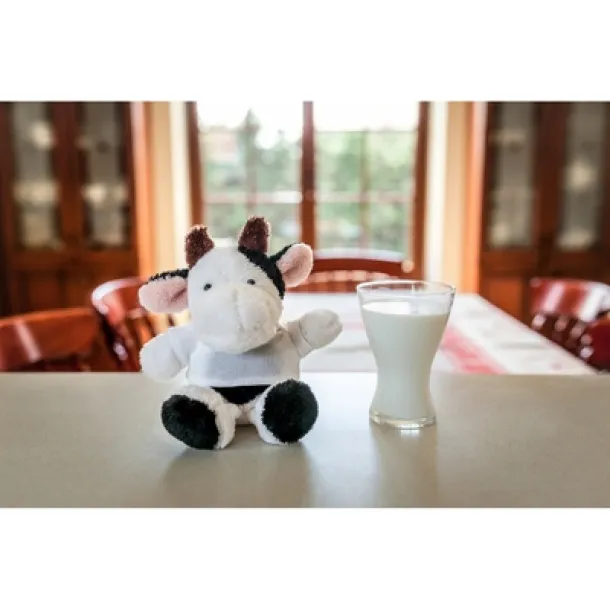 Nancie Plush cow black white