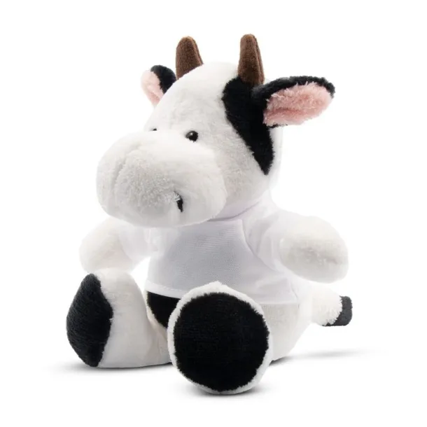 Nancie Plush cow black white