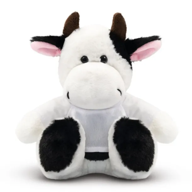 Nancie Plush cow black white