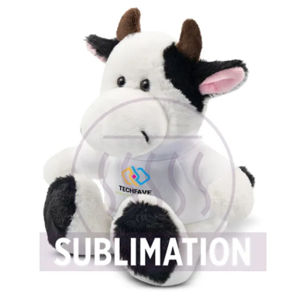 Nancie Plush cow black white