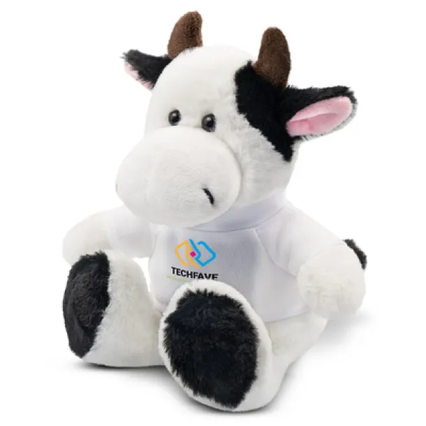 Nancie Plush cow black white