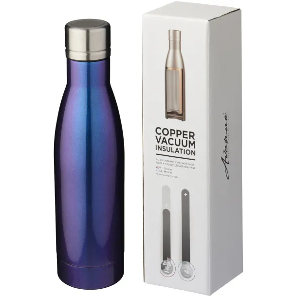 Vasa Aurora 500 ml copper vacuum insulated bottle - Unbranded Blue