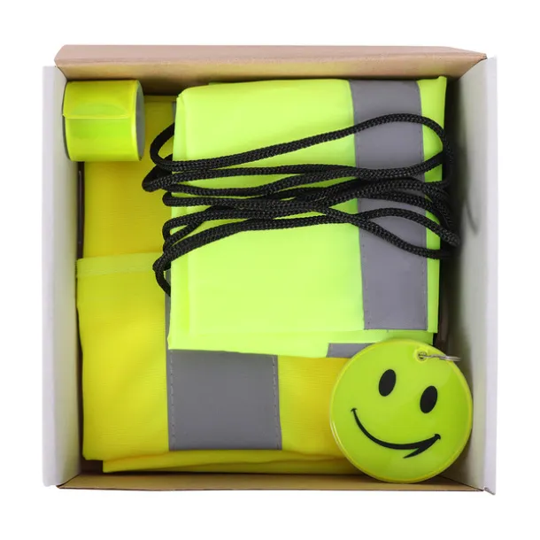 SAFE KID reflective safety set for children Yellow