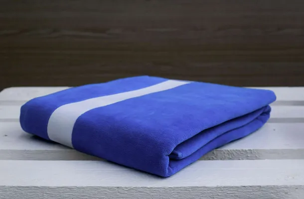  OLIMA VELOUR BEACH TOWEL - Olima Kraljevski plava