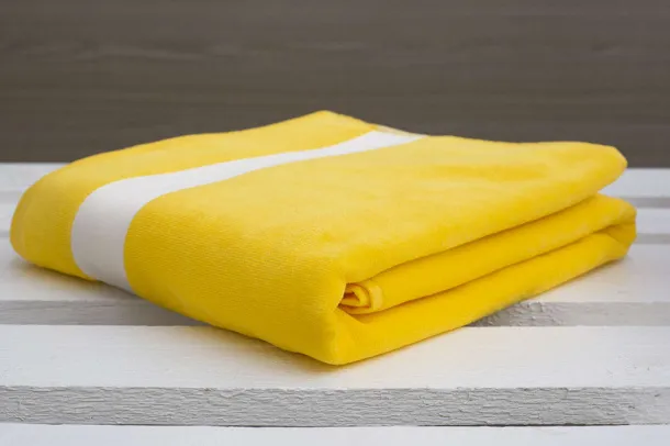  Olima ručnik za plažu - 400 g/m² - Olima Yellow