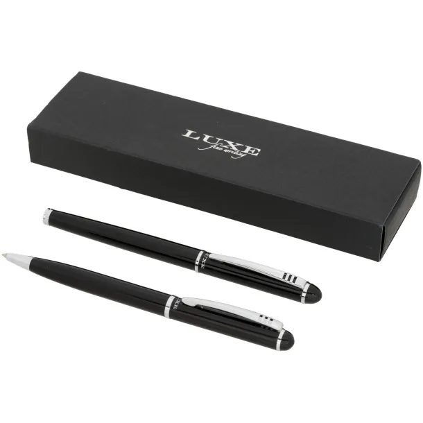 Andante duo pen gift set - Luxe Solid black