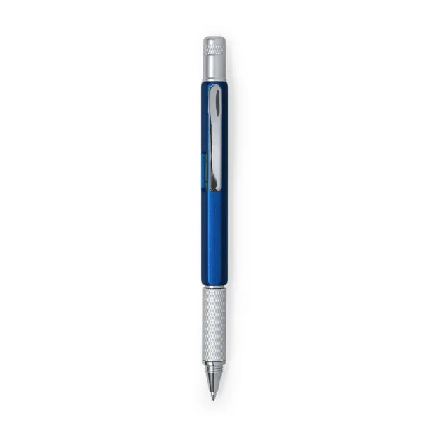  Multifunctional ball pen, ruler, spirit level, screwdriver blue