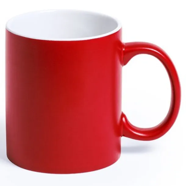  Ceramic mug 330 ml red