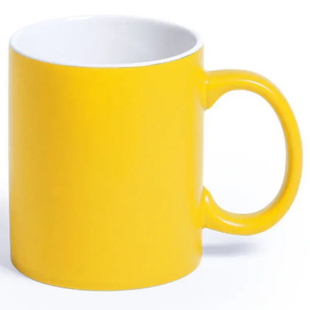  Ceramic mug 330 ml yellow