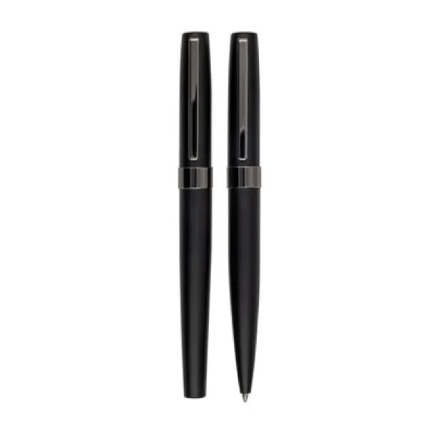  Mauro Conti writing set, ball pen and roller ball pen black