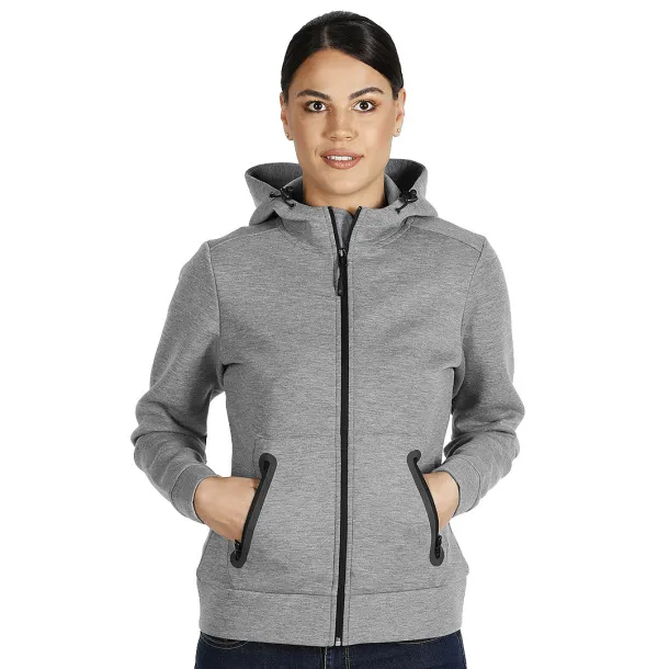 CAMERON LADY Hoodie jacket women - EXPLODE Ash gray