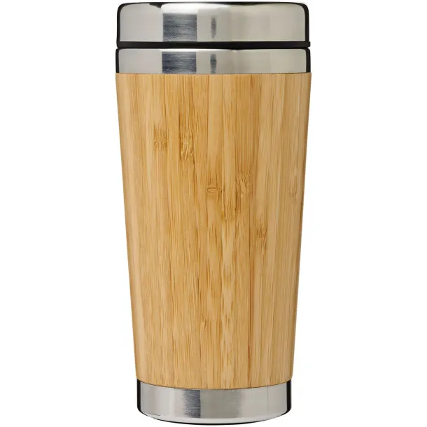 Bambus 450 ml tumbler with bamboo outer - Bullet Brown