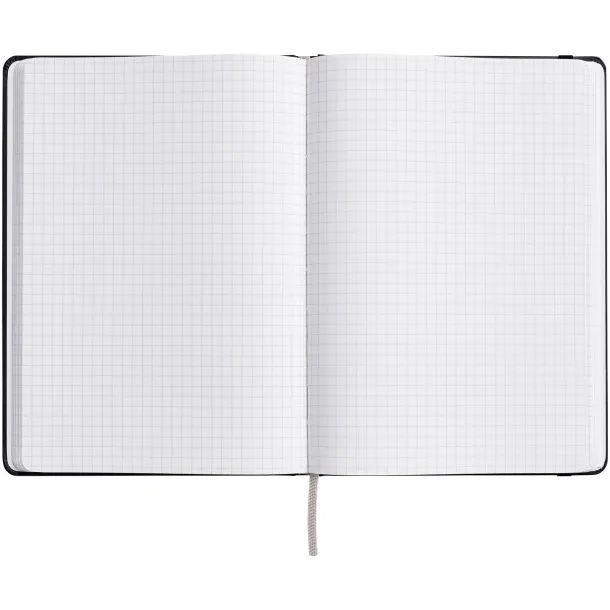 Karst® A5 stone paper hardcover notebook - squared - Karst® Solid black