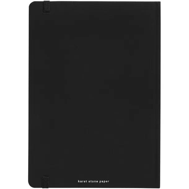 Karst® A5 notes s tvrdim koricama i kamenim papirom - Karst® Solid black
