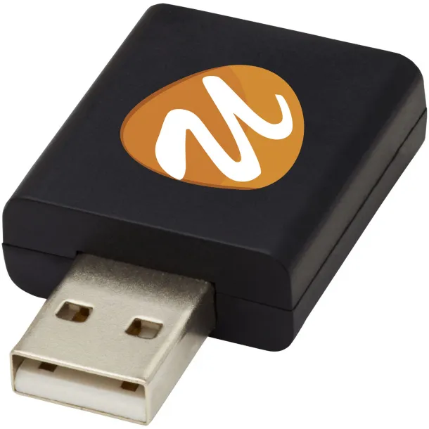 Incognito USB data blocker - Bullet Solid black