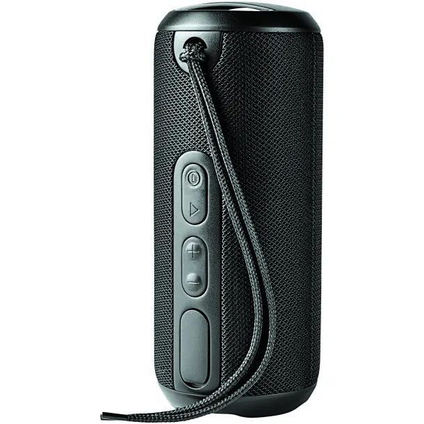 Rugged fabric waterproof Bluetooth® speaker Crna