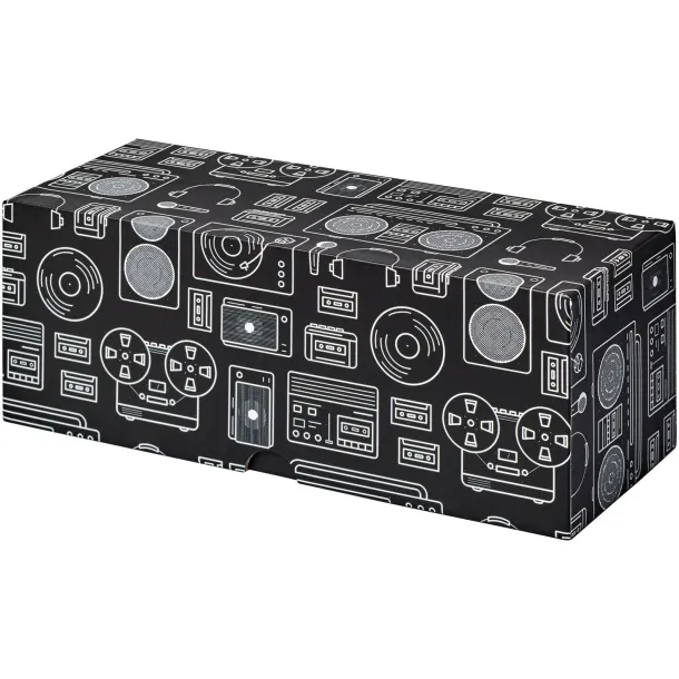 Rugged fabric waterproof Bluetooth® speaker Crna