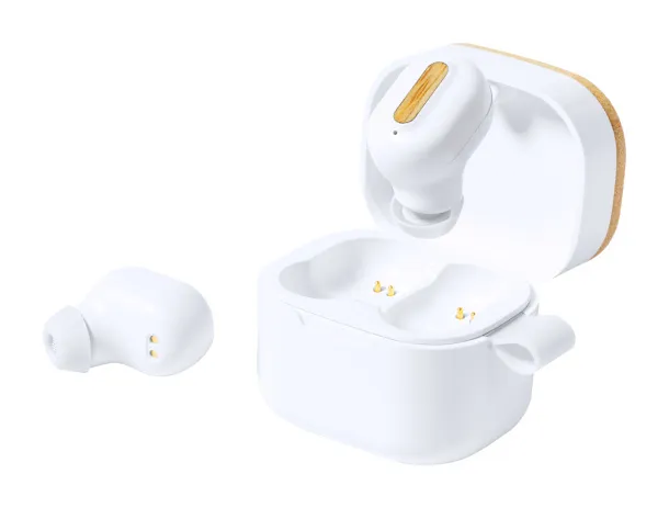 Zoe bluetooth earphones White Natural