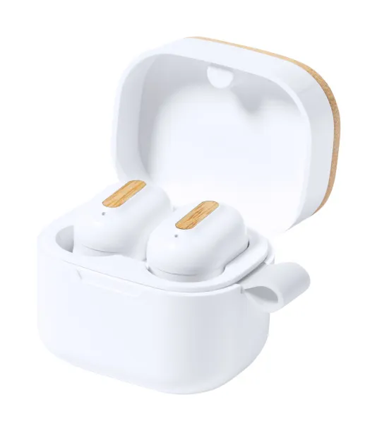 Zoe bluetooth earphones White Natural