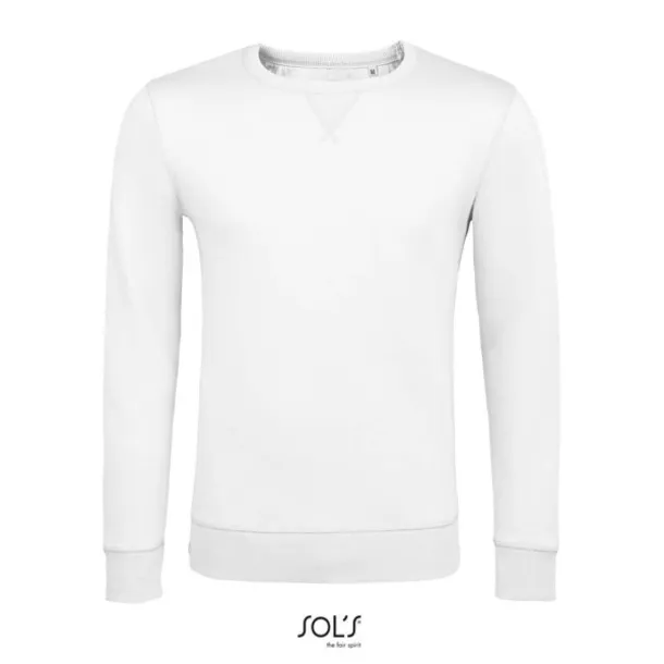  SOL'S SULLY - MEN’S ROUND-NECK SWEATSHIRT - 280 g/m² - SOL'S White