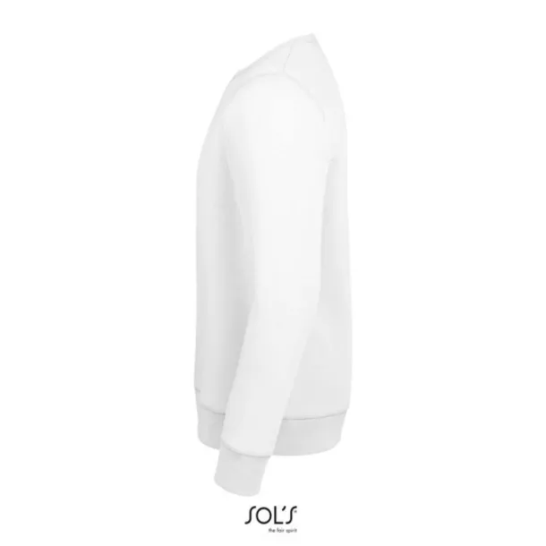  SOL'S SULLY - MEN’S ROUND-NECK SWEATSHIRT - 280 g/m² - SOL'S White