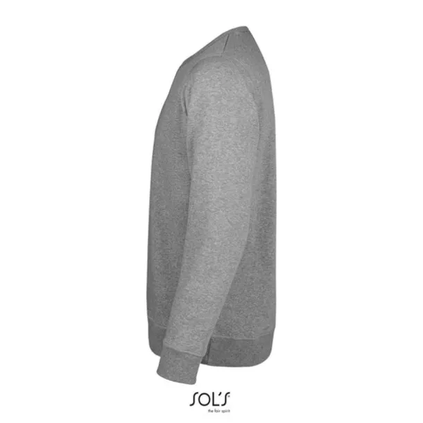  SOL'S SULLY - MEN’S ROUND-NECK SWEATSHIRT - 280 g/m² - SOL'S Grey Melange