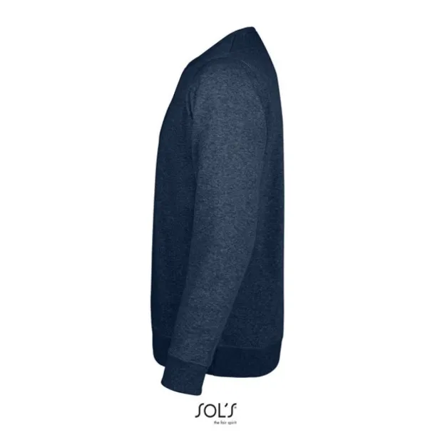  SOL'S SULLY - MEN’S ROUND-NECK SWEATSHIRT - 280 g/m² - SOL'S Heather Denim