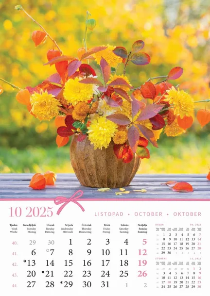  "BUKETI" color calendar Color