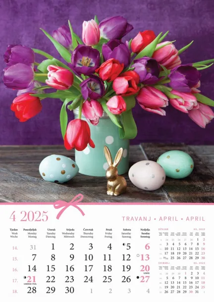  "BUKETI" color calendar Color