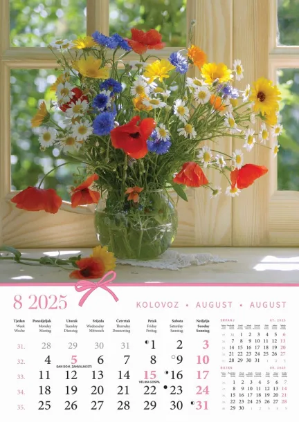  "BUKETI" color calendar Color