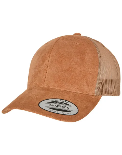  Suede Leather Trucker Cap - Flexfit