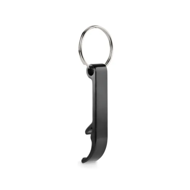 OVIKEY Recycled aluminium key ring Black