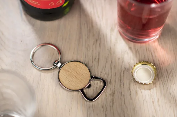MILO Keychain silver