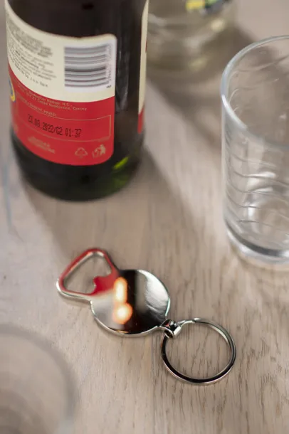 MILO Keychain silver