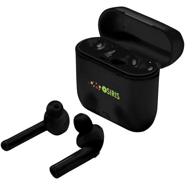 Essos True Wireless auto pair earbuds with case - Avenue Solid black