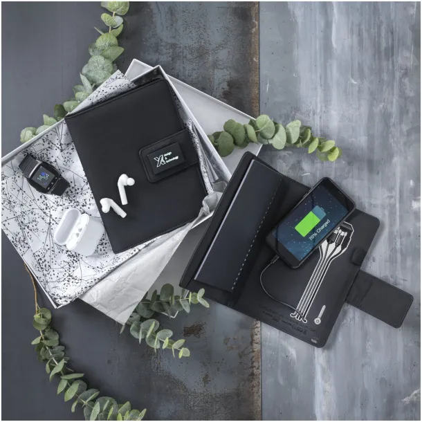 Essos True Wireless auto pair earbuds with case - Avenue Solid black