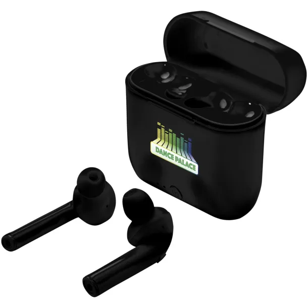 Essos True Wireless auto pair earbuds with case - Avenue Solid black