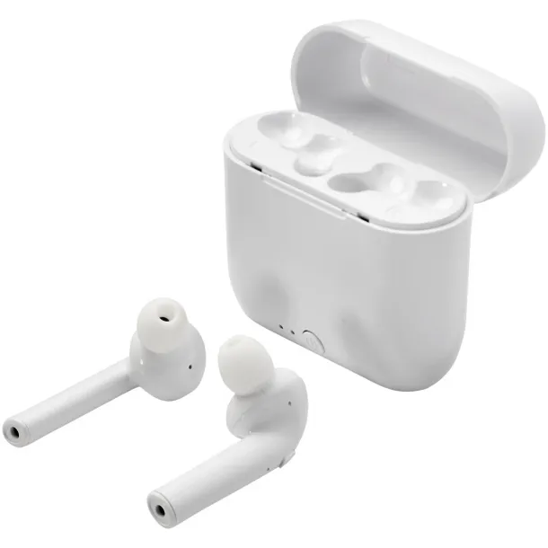 Essos True Wireless auto pair earbuds with case - Avenue White