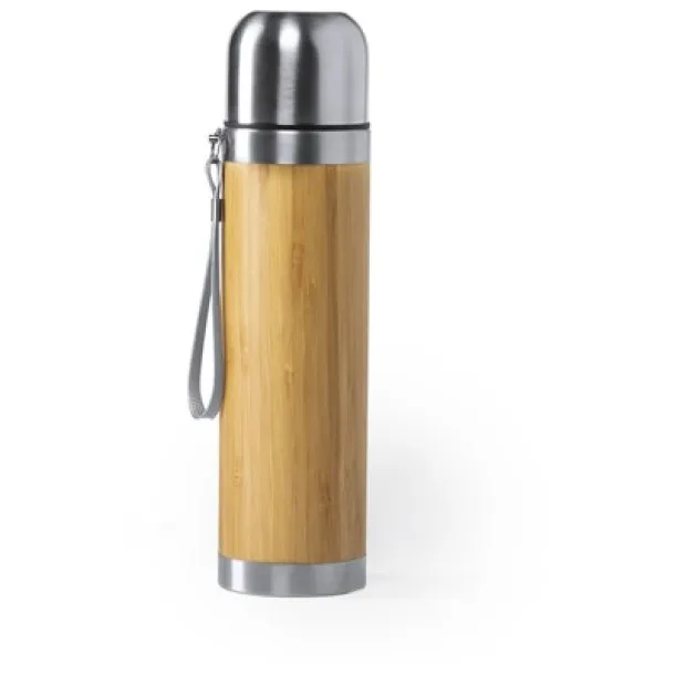  Bamboo vacuum flask 410 ml brown