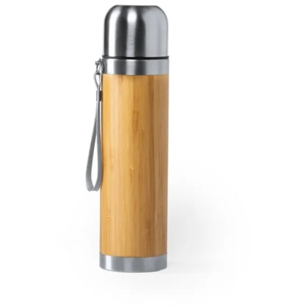  Bamboo vacuum flask 410 ml brown