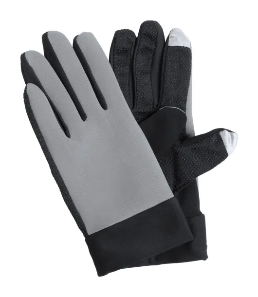 Vanzox touch sport gloves Grey Black