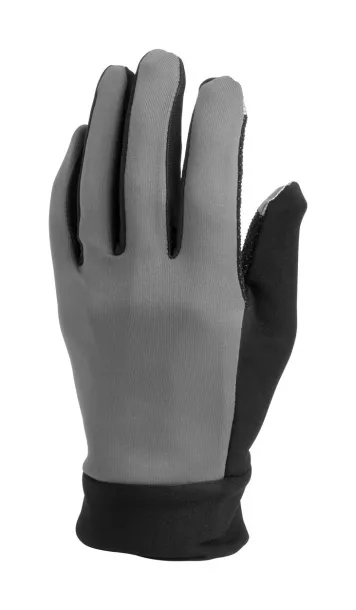 Vanzox touch sport gloves Grey Black