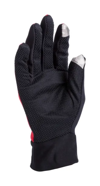 Vanzox touch sport gloves Red Black