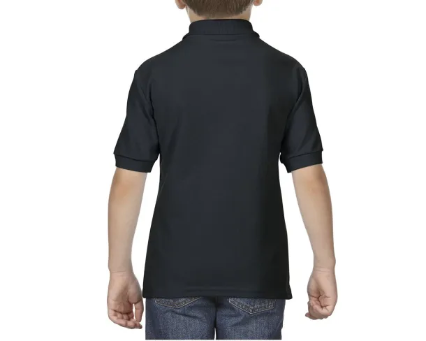 DRYBLEND®  YOUTH DOUBLE PIQUÉ POLO SHIRT - Gildan Black